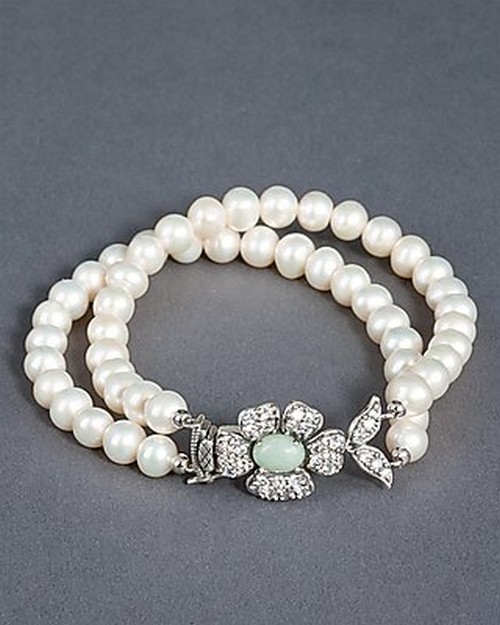 Ö.620 Armband 925er Silber, Zirkonia, SWZPerle, Jade 1,55ct